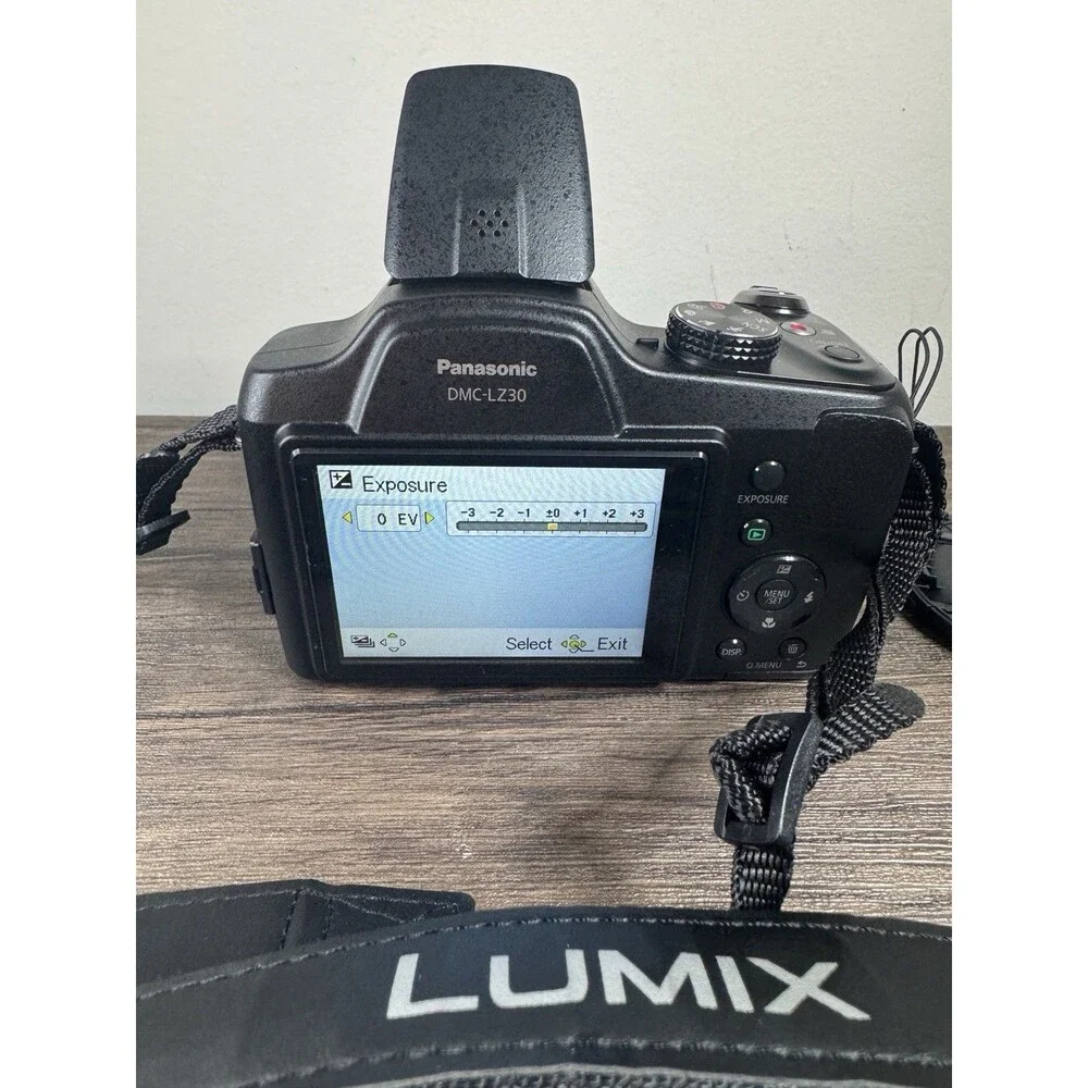 Panasonic Lumix DMC-LZ30 16.1MP Digital Camera 35x Optical Zoom TESTED W/Case